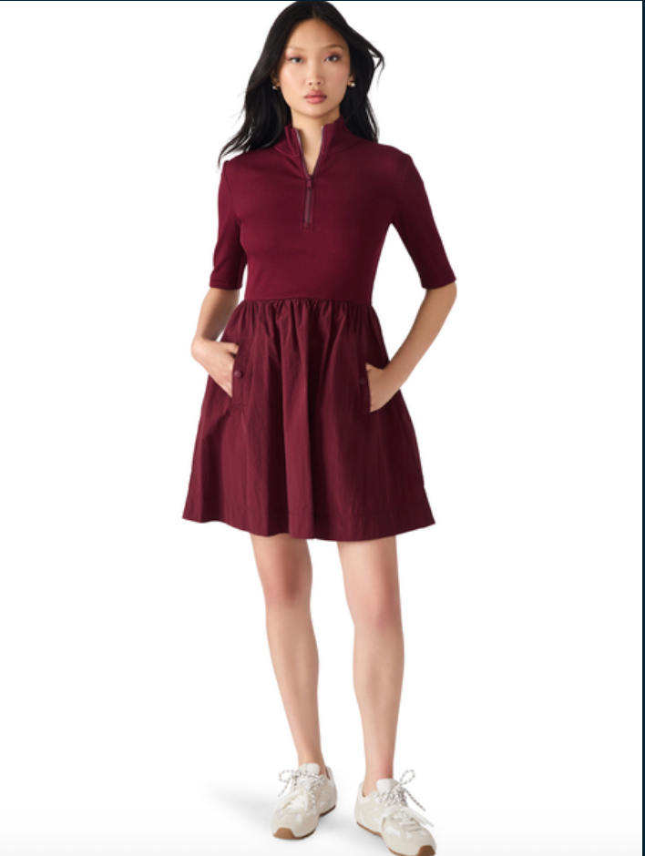 STEVE MADDEN BERLINA DRESS IN WINE