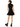 STEVE MADDEN BRESLIN SWEATER DRESS IN BLACK