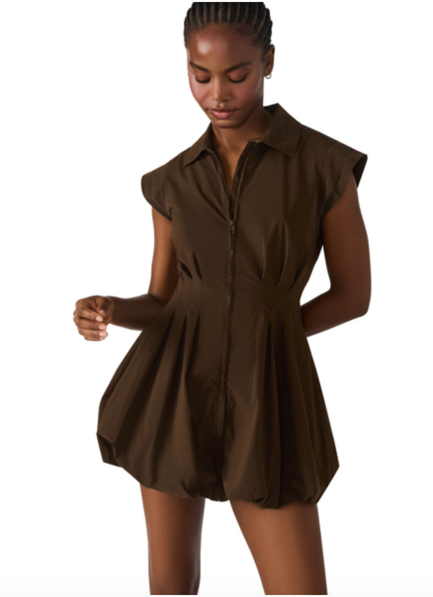 STEVE MADDEN DYANNE DRESS IN DARK ESPRESSO