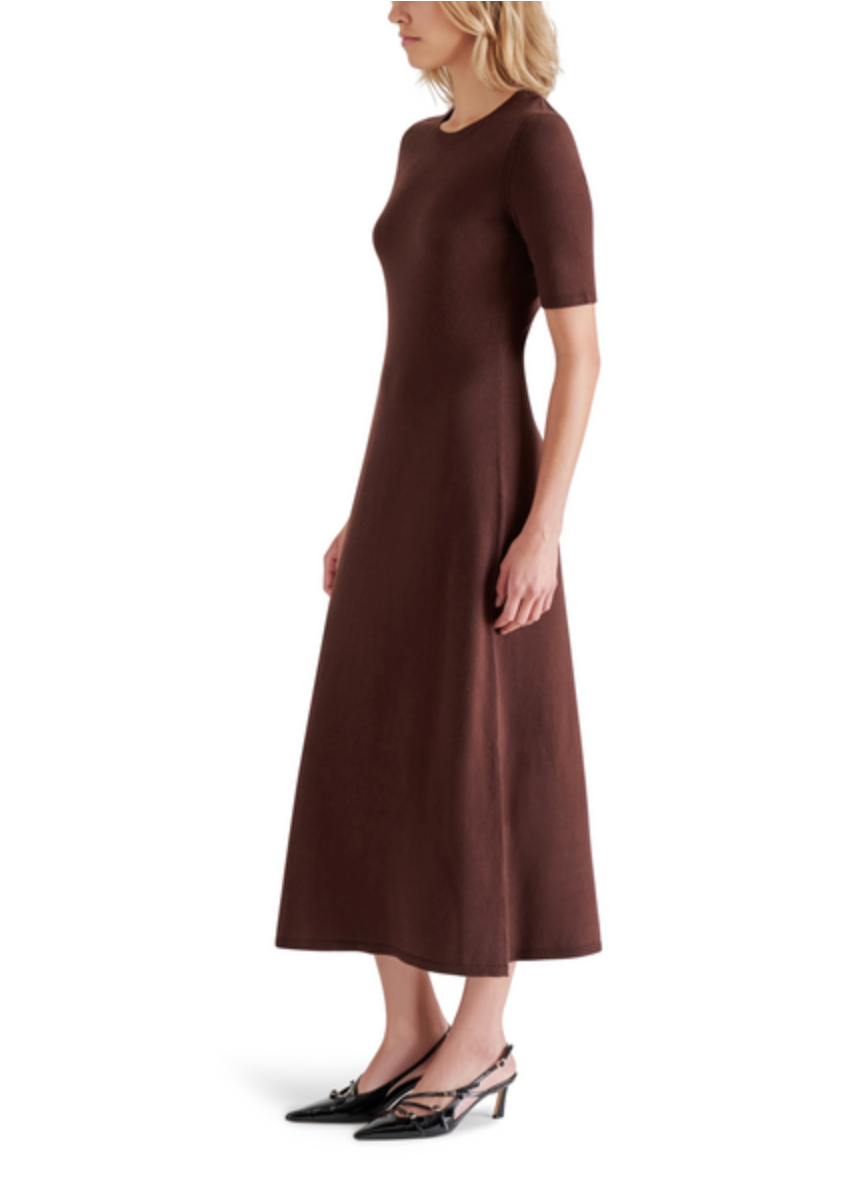 STEVE MADDEN FRANCIS DRESS IN CHESTNUT