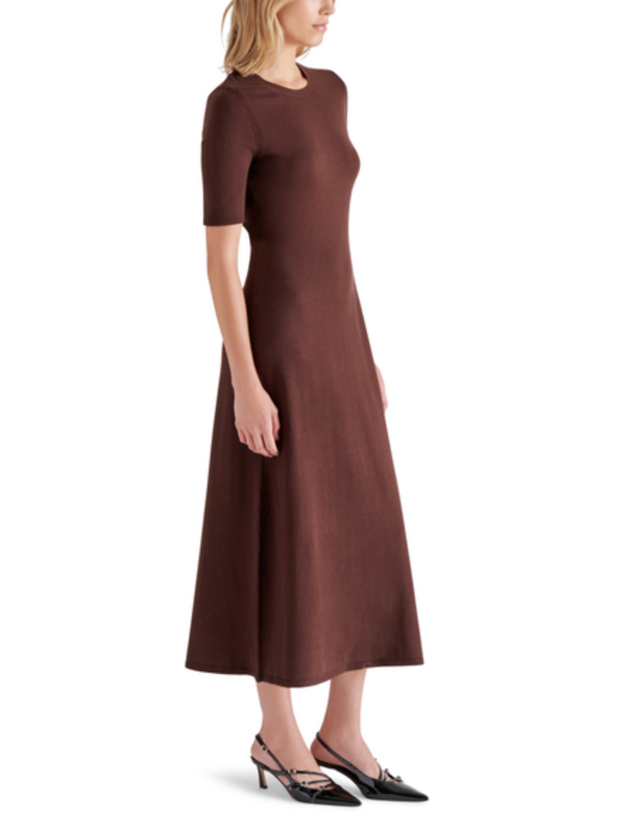 STEVE MADDEN FRANCIS DRESS IN CHESTNUT