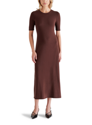 STEVE MADDEN FRANCIS DRESS IN CHESTNUT