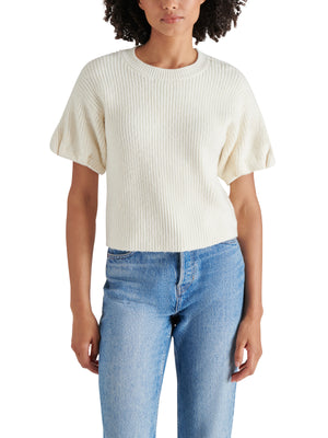 STEVE MADDEN JADEY SWEATER IN CREAM