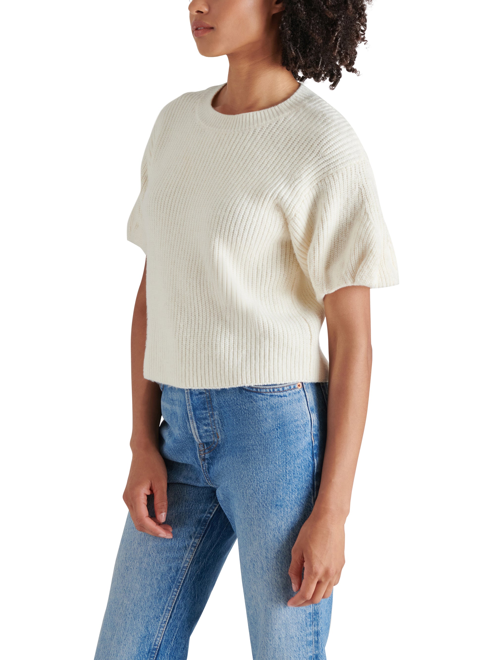 STEVE MADDEN JADEY SWEATER IN CREAM