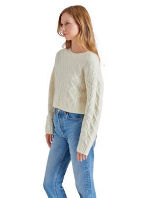 STEVE MADDEN KESSIE SWEATER IN WHISPER