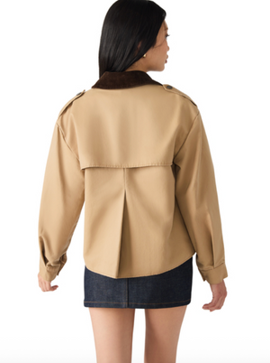 STEVE MADDEN LUISA JACKET IN TAN