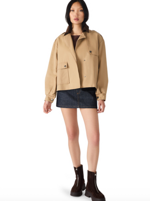 STEVE MADDEN LUISA JACKET IN TAN