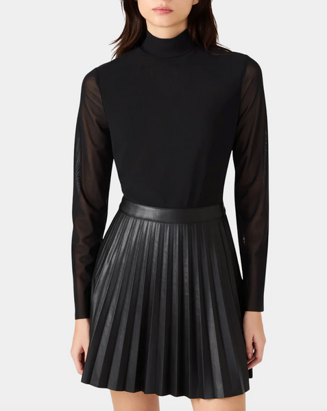 chinese dress ladies STEVE MADDEN ABBOTT FAUX LEATHER DRESS – E.Leigh's main image 1