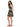 STEVE MADDEN OLYMPIA DRESS IN BLACK DITSY