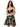 STEVE MADDEN OLYMPIA DRESS IN BLACK DITSY