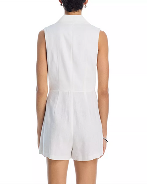 STEVE MADDEN PARIS ROMPER IN WHITE