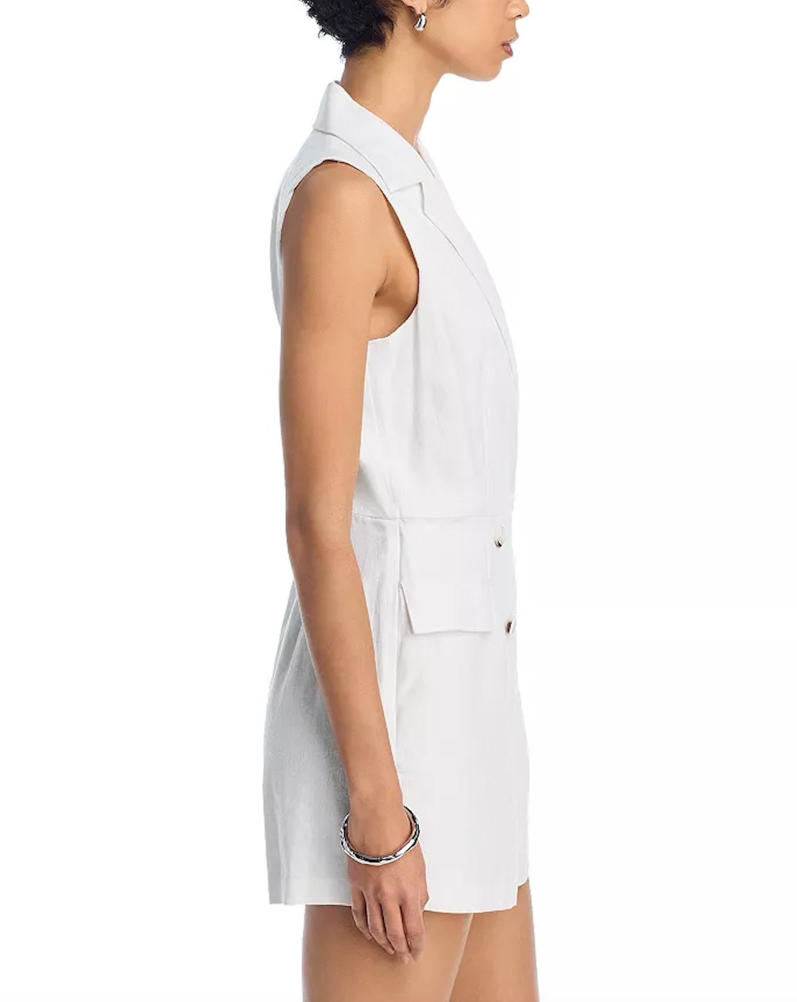 STEVE MADDEN PARIS ROMPER IN WHITE