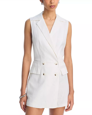 STEVE MADDEN PARIS ROMPER IN WHITE