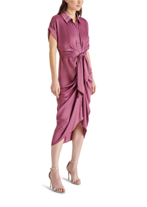 STEVE MADDEN TORI DRESS IN ROYAL PLUM