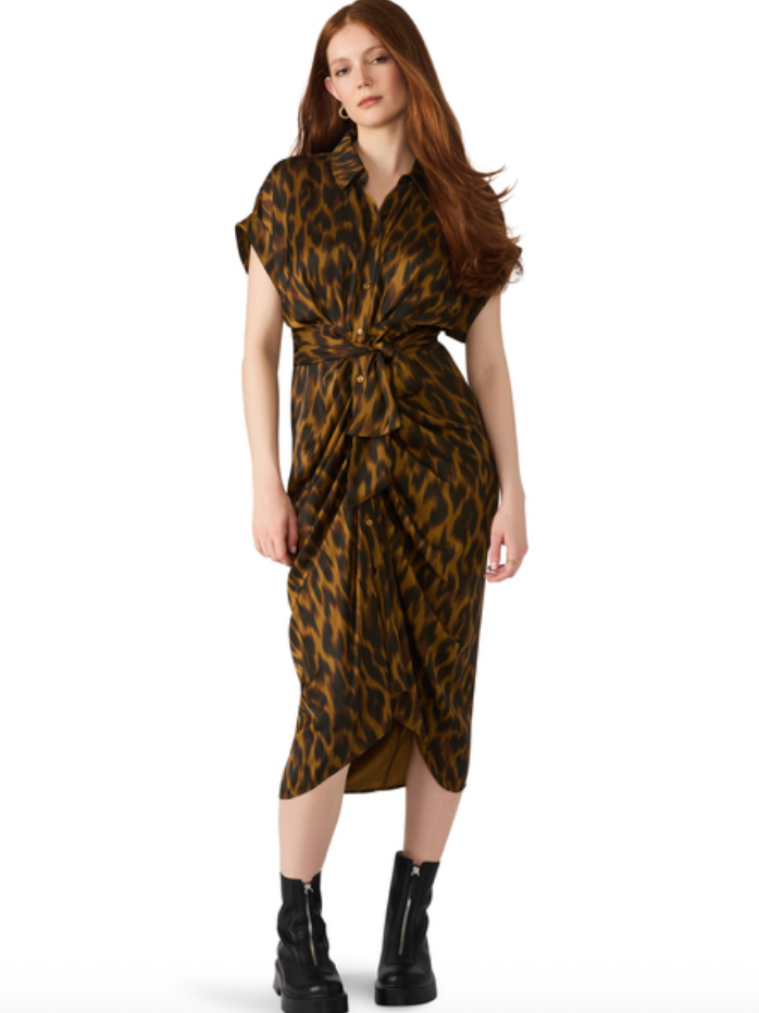 STEVE MADDEN TORI DRESS IN TOFFEE