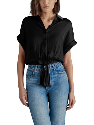 STEVE MADDEN TORI TOP IN BLACK