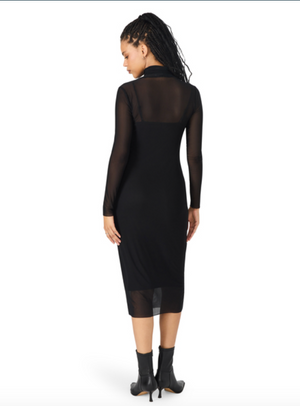 STEVE MADDEN VIVIENNE DRESS IN BLACK