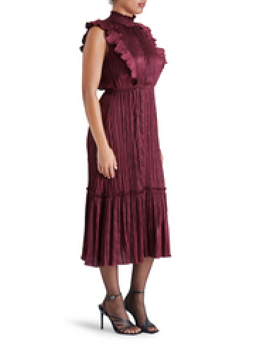 STEVE MADDEN WEDNESDAY DRESS IN WINE