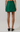 CELINE TAFFETA MINI SKIRT IN KELLY GREEN