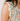 Close-up of a floral dress with ruffled details on a plain background