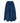A blue tiered skirt with a textured geometric diamond pattern, featuring an elastic waistband, shown against a plain white background.