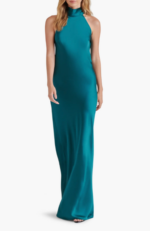 STEVE MADDEN LARA DRESS IN DEEP TEAL