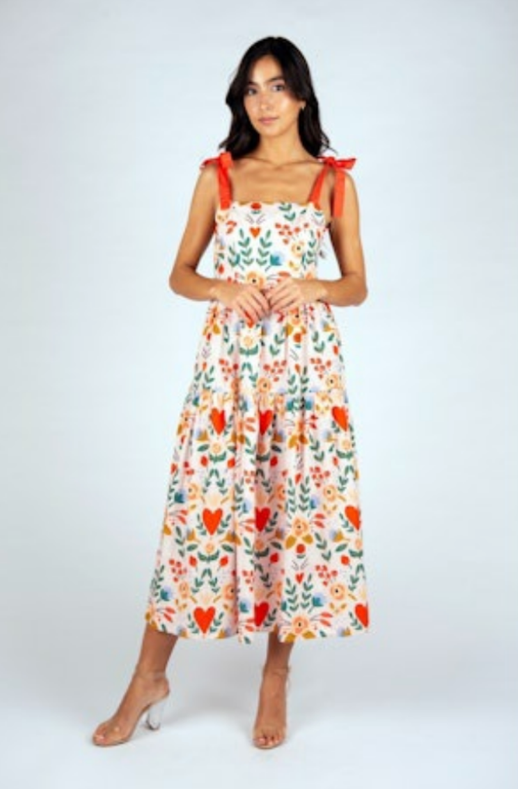 ALEXA MAXI DRESS IN ROMANTIC FLOWER