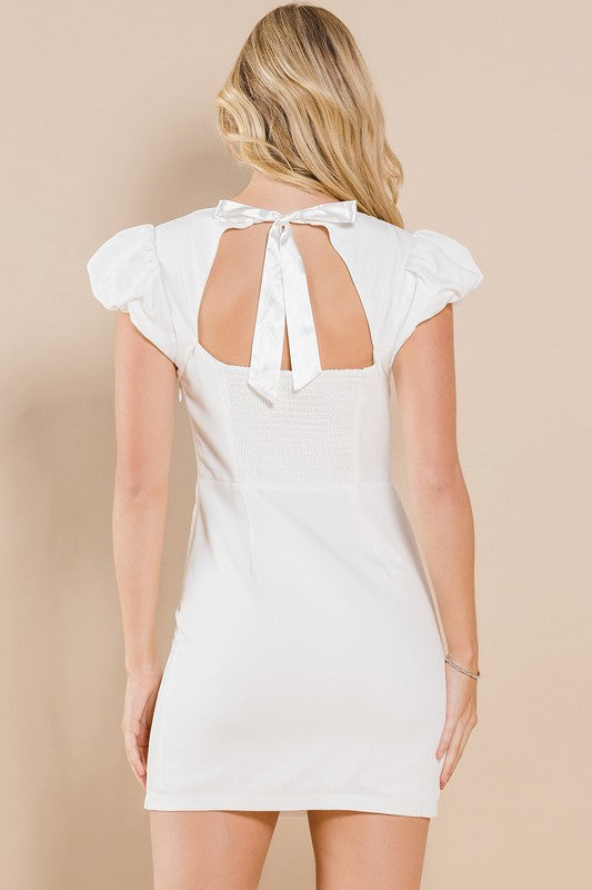 LORI LITTLE WHITE DRESS