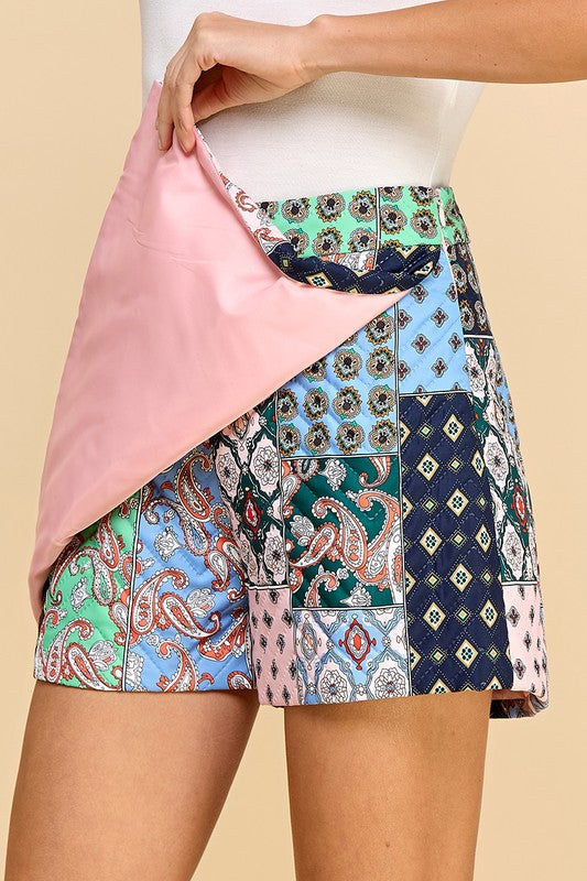 SHELTON QUILTED SKORT