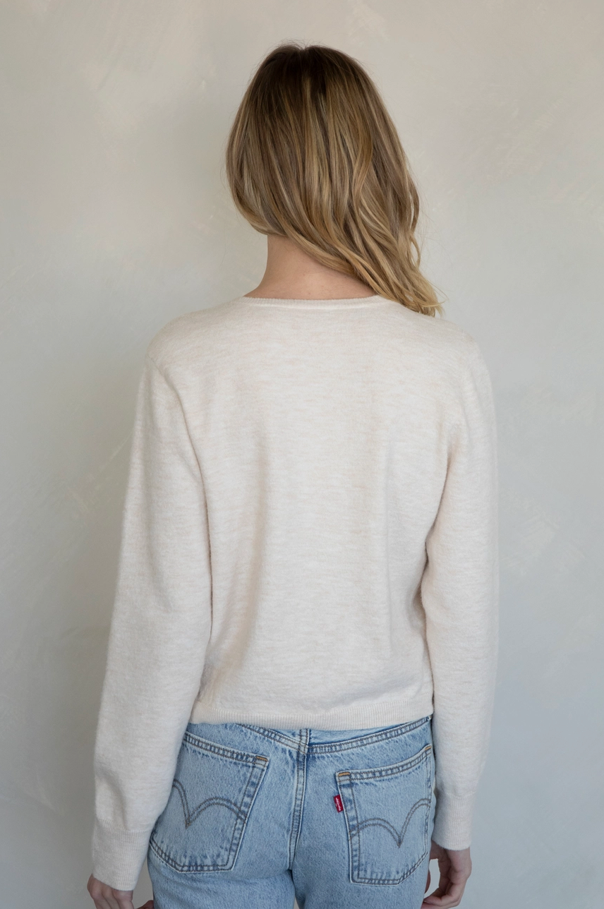 LYRA CARDIGAN IN CREAM
