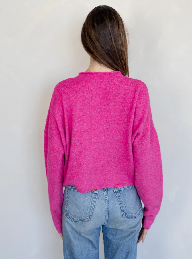 PIPER CARDIGAN IN FUCHSIA