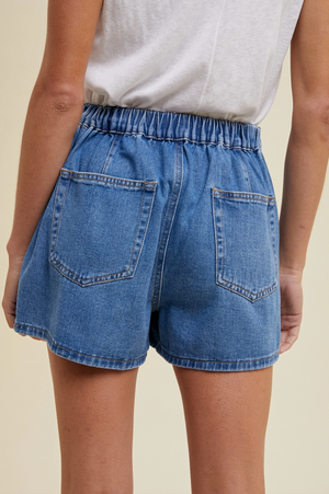 REAGAN DENIM SKORT