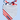 Dog bandana with American flag design on a light blue background