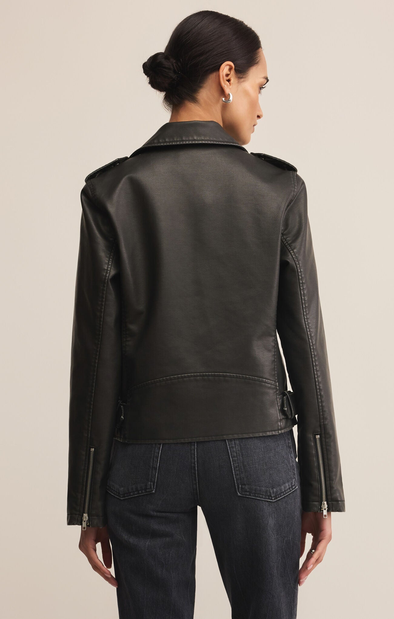 Z SUPPLY ALCHEMY MOTO JACKET IN BLACK