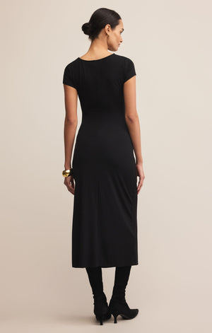Z SUPPLY AURELIA MIDI DRESS IN BLACK