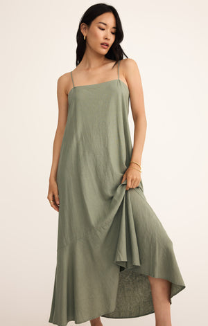 Z SUPPLY COAST MAXI DRESS IN AVOCADO