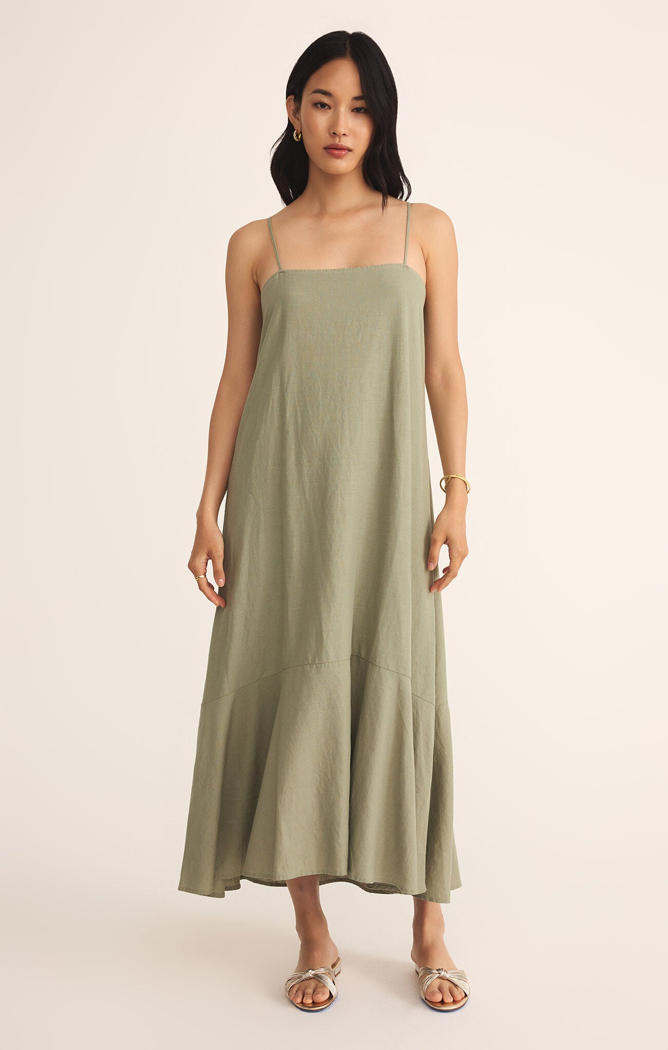 Z SUPPLY COAST MAXI DRESS IN AVOCADO