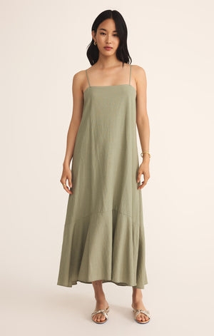 Z SUPPLY COAST MAXI DRESS IN AVOCADO