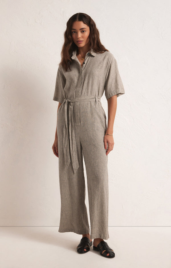 Z SUPPLY ELLORA JUMPSUIT IN BLACK