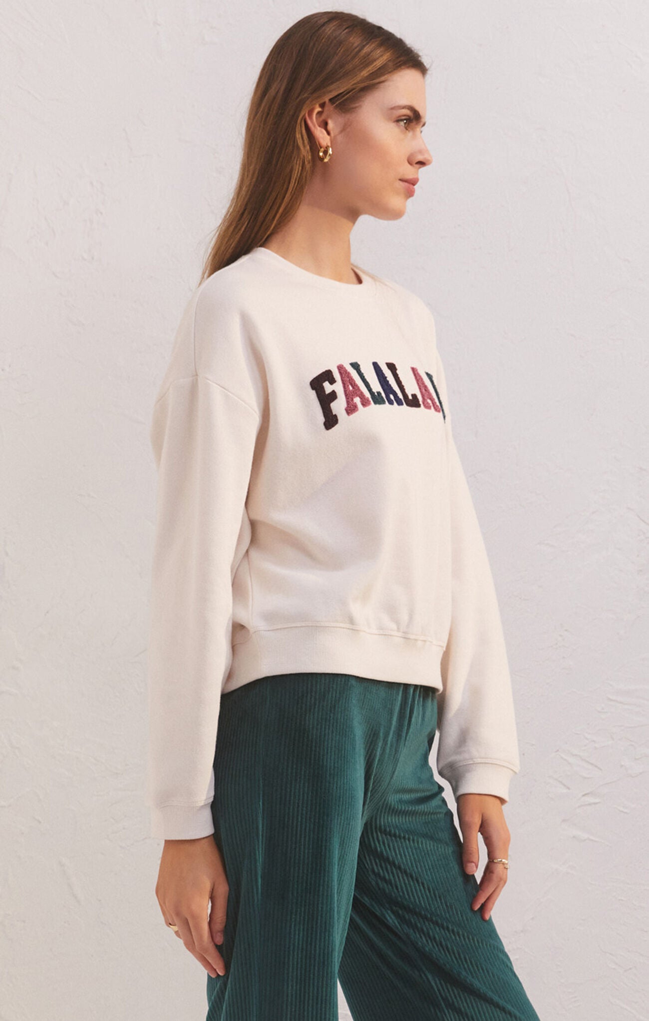 Z SUPPLY FA LA LA TOP IN BONE