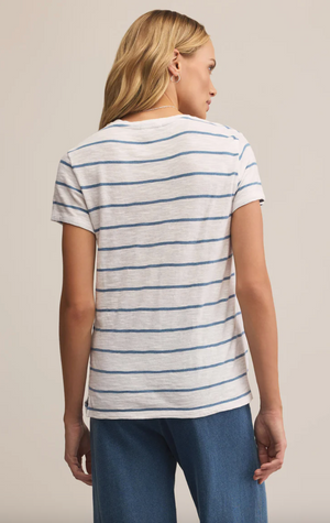 Z SUPPLY FOUNDATION STRIPED TEE IN BOAT HOUSE