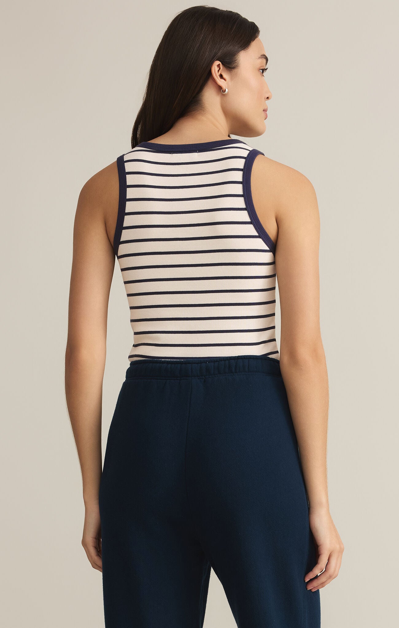 Z SUPPLY HADLEY STRIPED TANK IN SUPERNOVA