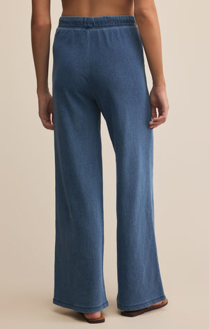 Z SUPPLY HUNTER KNIT DENIM PANT VINTAGE INDIGO