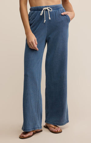 Z SUPPLY HUNTER KNIT DENIM PANT VINTAGE INDIGO