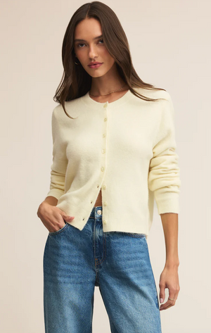 Z SUPPLY MEDINA COZY CARDIGAN MELLOW YELLOW