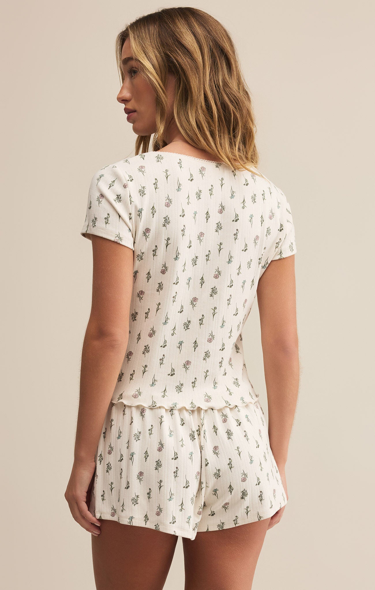 Z SUPPLY MONTANA FLORAL TOP IN CRYSTAL
