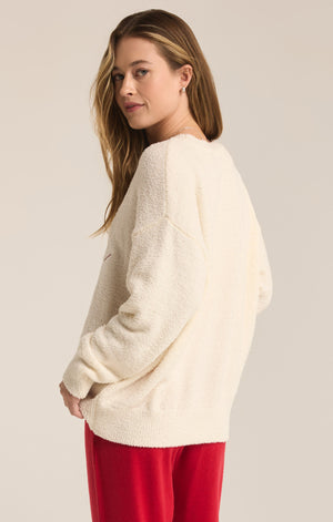 Z SUPPLY SANTA BABY COZY SWEATER SEA SALT