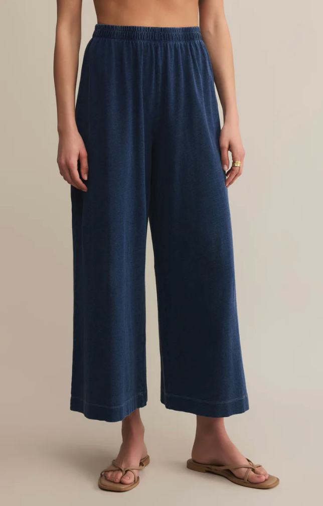 Z SUPPLY SCOUT JERSEY DENIM PANT IN INDIGO