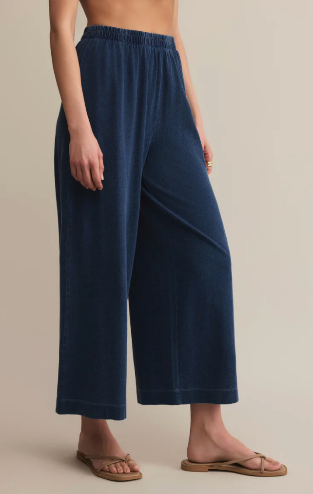 Z SUPPLY SCOUT JERSEY DENIM PANT IN INDIGO