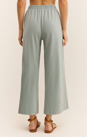 Z SUPPLY SCOUT JERSEY FLARE PANT IN HARBOR GRAY